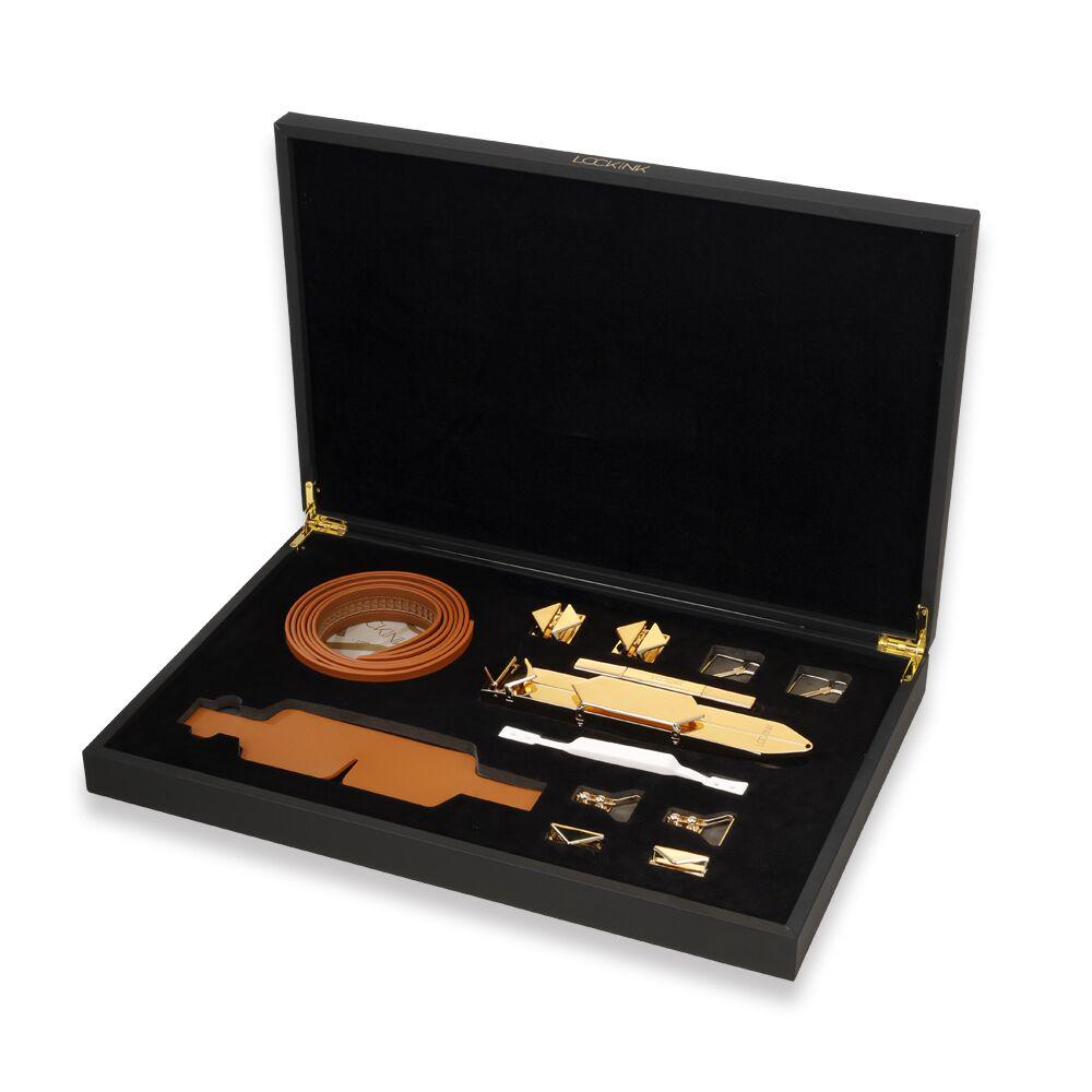 Набор БДСМ LOCKINK Teasing & Impact-Play Brown Set