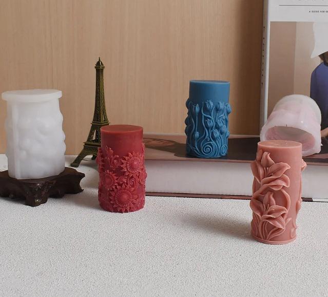 Форма молд для создания свечи в виде цветов тюльпаны (1953) - фото 3