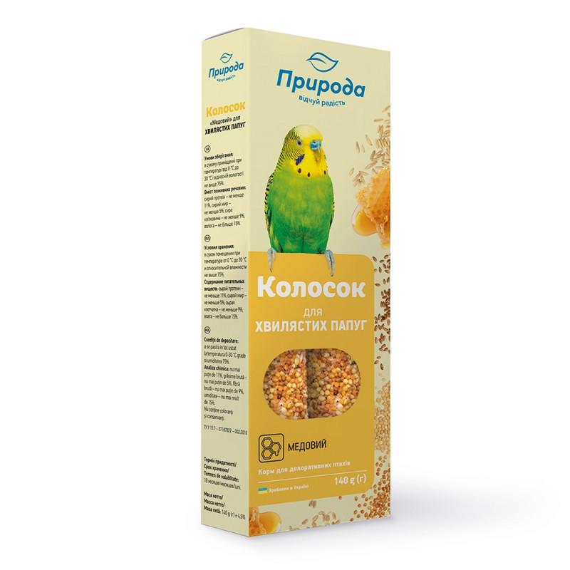 Ласощі для хвилястих папуг Природа Колосок Медовий 5 шт. (1343123808)