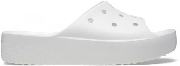 Шльопанці слайди Crocs Classic Platform р. W8/EUR 38-39 White (13813154) - фото 6