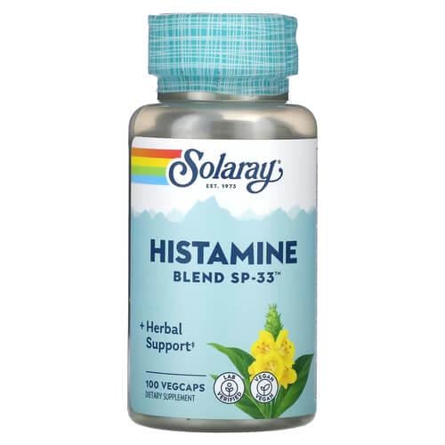 Добавка Solaray Histamine Blend SP-33 100 VegCaps (SOR-02330)