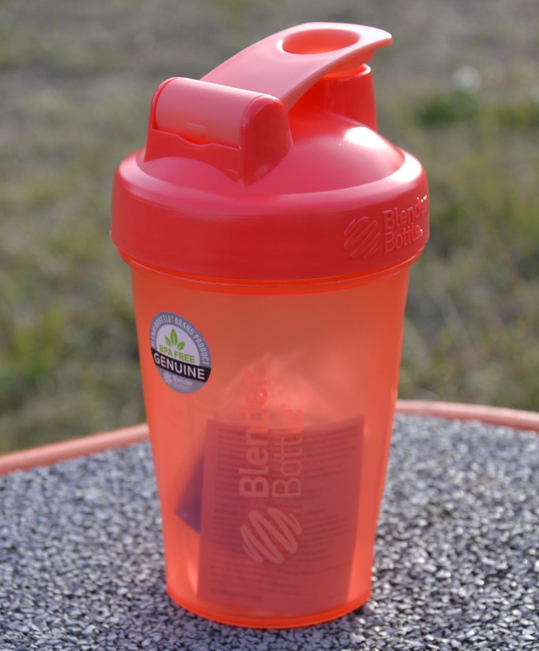 Шейкер BlenderBottle Classic 20oz 590 мл Coral - фото 5