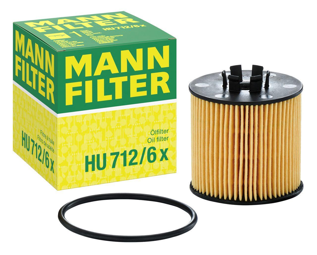 Фильтр смазки Mann-Filter (HU712/6X) Фильтр смазки Mann-Filter (HU712/6X)