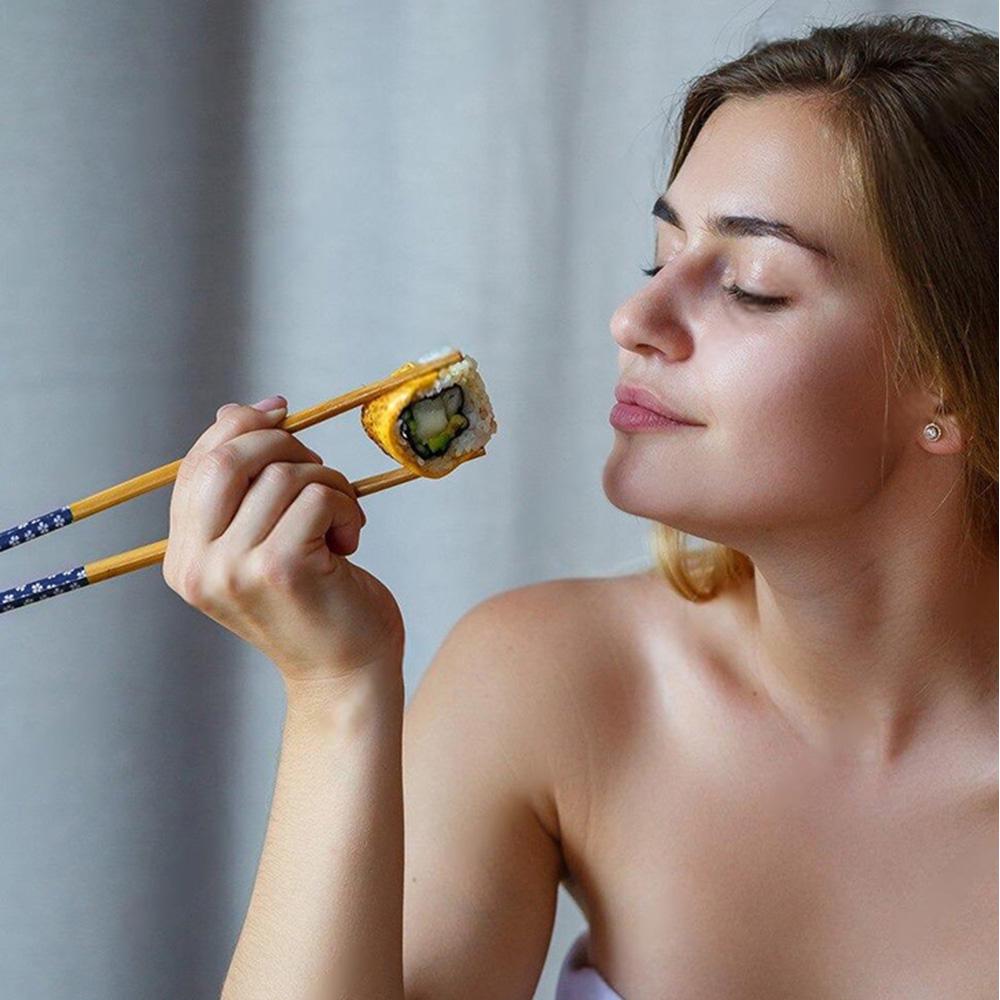 Палочки для суши бамбуковые с узором 10 пар 24,5 см - фото 2 Палочки для суши бамбуковые с узором 10 пар 24,5 см - фото 2