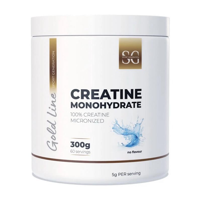 Креатин моногидрат мікронізований Без вкуса Sport Generation Creatine Monohydrate 300 г