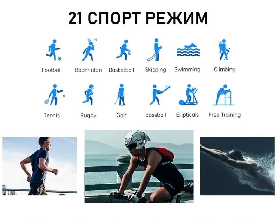 Смарт-годинник Lemfo LF26 Pro 2 ремінці Silver (bc31abf9) - фото 5