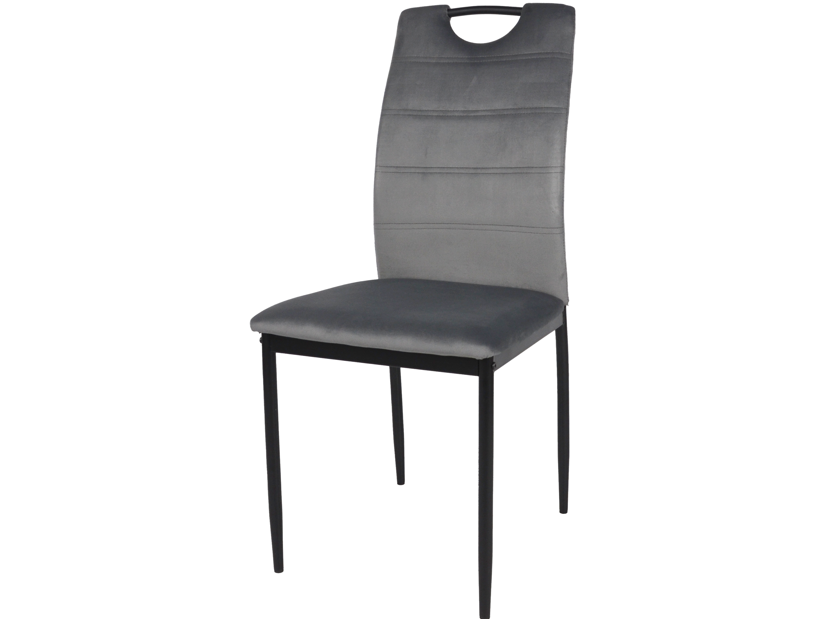 Стул Intarsio Alex Черный/Серый - фото 1 Стул Intarsio Alex Черный/Серый - фото 1