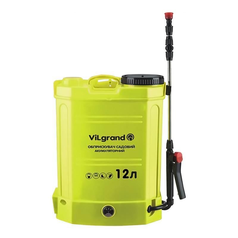 Опрыскиватель VILGRAND SGA-12RP пневматический аккумуляторный 12 л Салатовый