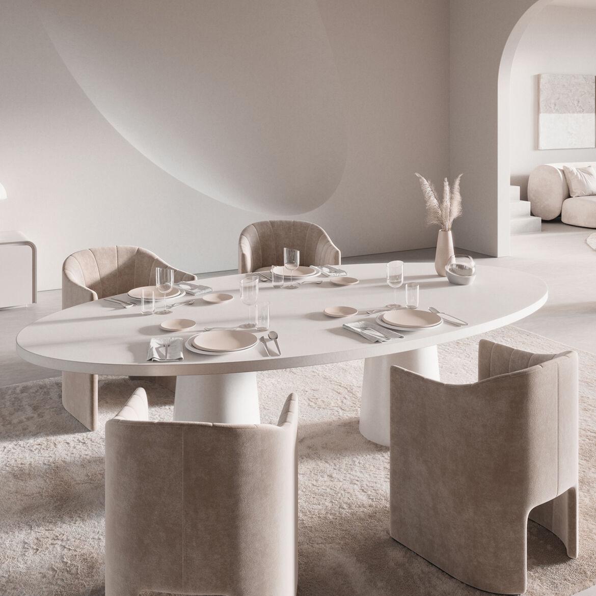 Тарілка для сніданку Villeroy &amp; Boch NewMoon 24 см Beige(1042912640) - фото 4