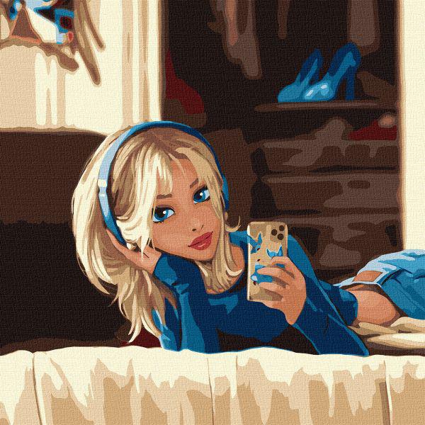 Картина по номерам Идейка Любимое селфи 40x40 см (Id-KHO4957)