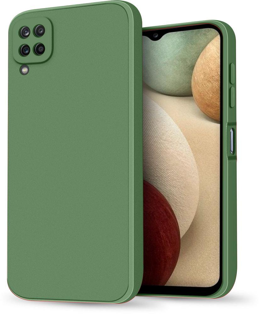 Силиконовый чехол HardCorner Samsung Galaxy A12 A125 (с микрофиброй) Khaki (34797-17)