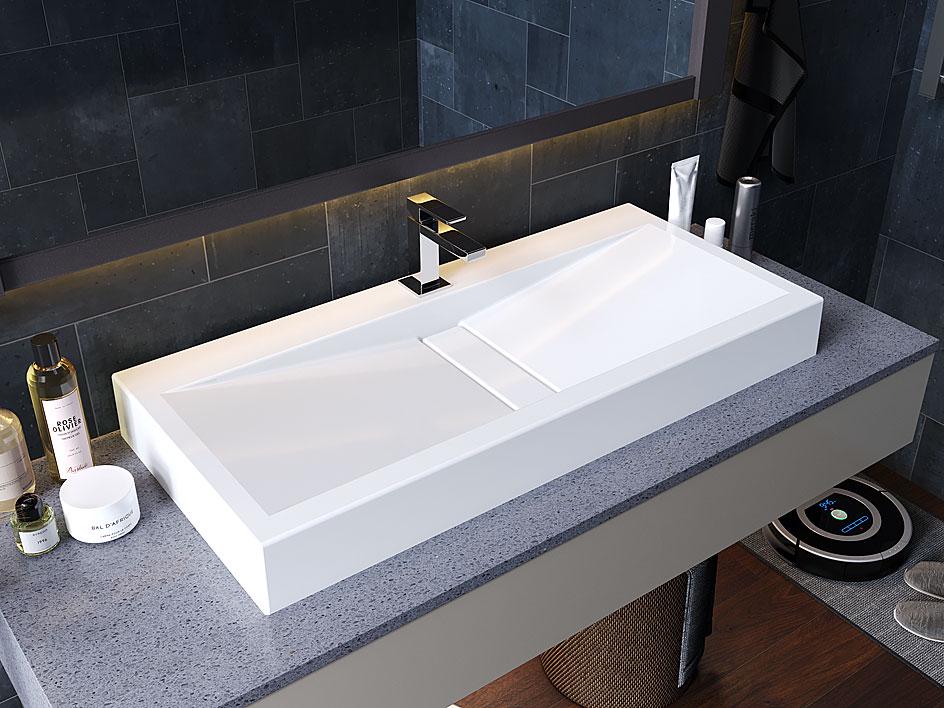 Умивальник накладний Status Mirage 100 White (683) - фото 2