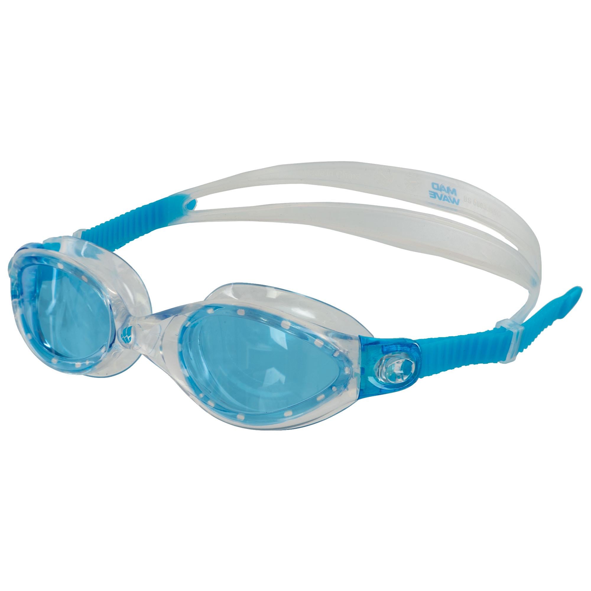 Очки для плавания взрослые MadWave CLEAR VISION M043106 Голубой (M043106_Голубой)