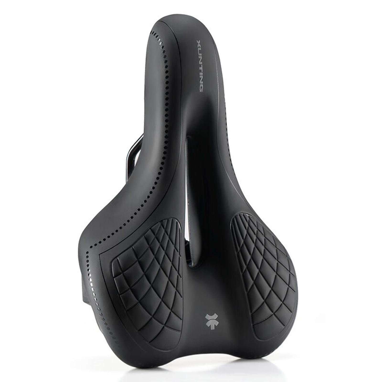 Сідло для велосипеда з блимавкою ергономічне XunTing SAD-9439 Чорний (XT-SAD9439-7018)