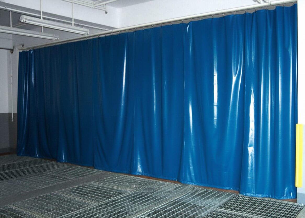 Тент ПВХ DniproTent 650г.м2 3х5м для СТО/автомойки/производства Синий (31237227)