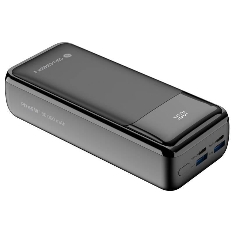 Повербанк GoGEN 30000 mAh PD 65W QC 22,5W (GOGPB300002B)