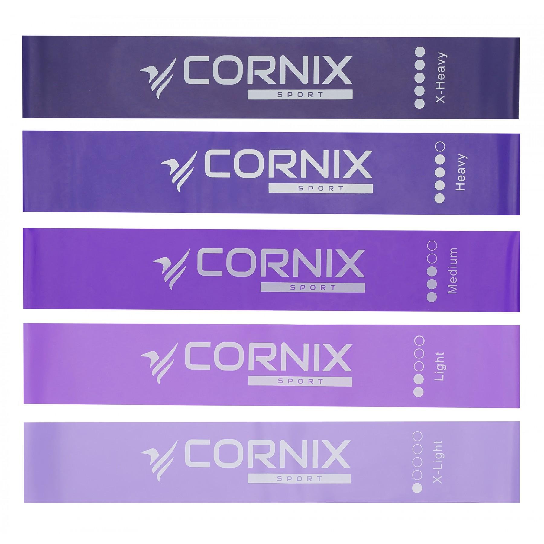 Резинки для фітнесу Cornix Mini Power Band 1-20 кг 5 шт. (XR-0253) - фото 4