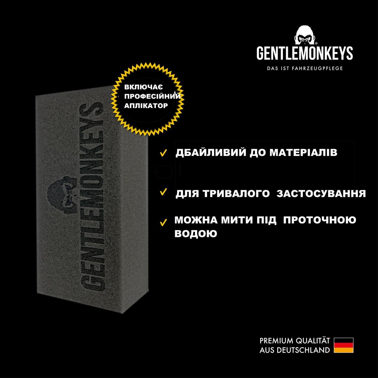 Набор по уходу GentleMonkeys очиститель кожи авто/кондиционер кожи/микрофибра/губка 500/250 мл - фото 5