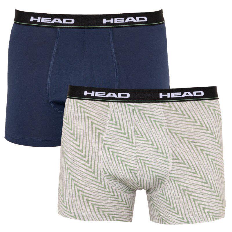 Трусы-боксеры Head Herringbone Print Boxer M 2 шт. Blue/Gray (891005001-686)