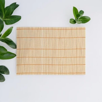 Бамбуковый коврик для сервировки 43х30 см Светло-бежевый (RO02634) Бамбуковый коврик для сервировки 43х30 см Светло-бежевый (RO02634)