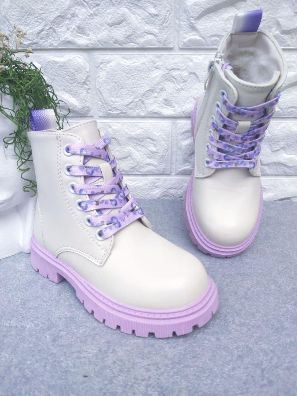 Сапоги для девочки Clibee 1311 р. 27 17,3 см Молочный (1311)