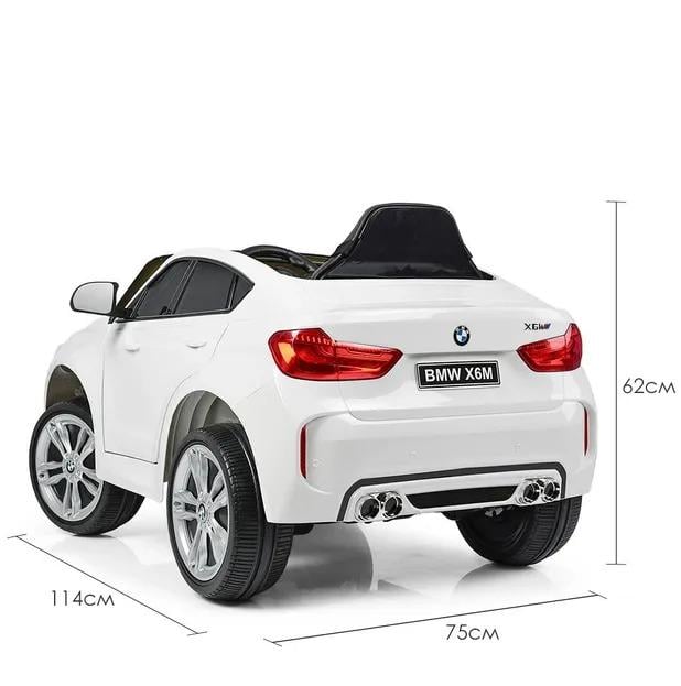 Дитячий електромобіль Bambi Racer BMW JJ2199EBLR-1 джип зі світлом/пультом Білий (13961752) - фото 3