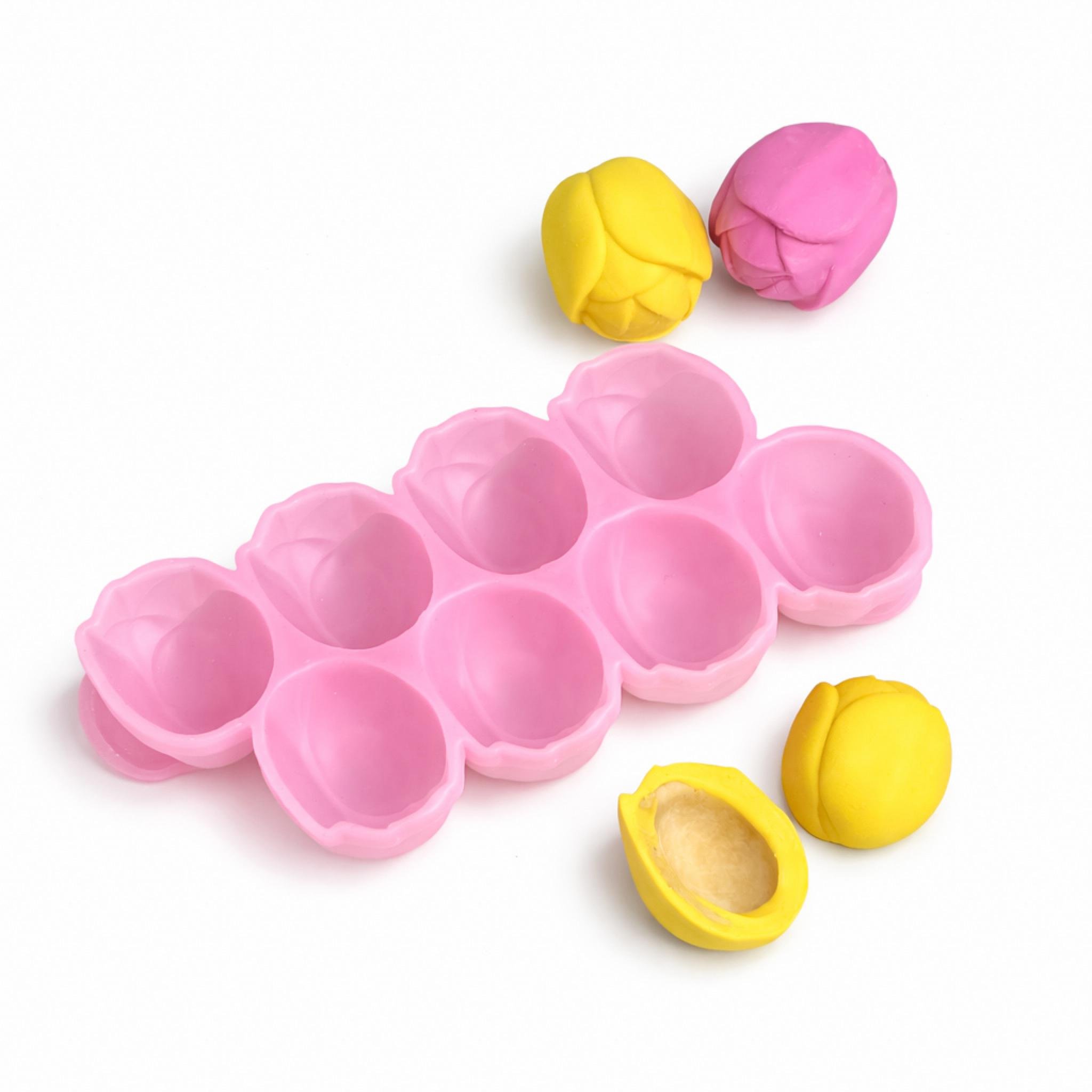 Молд силиконовый Тюльпан конфета для орешков (12766)