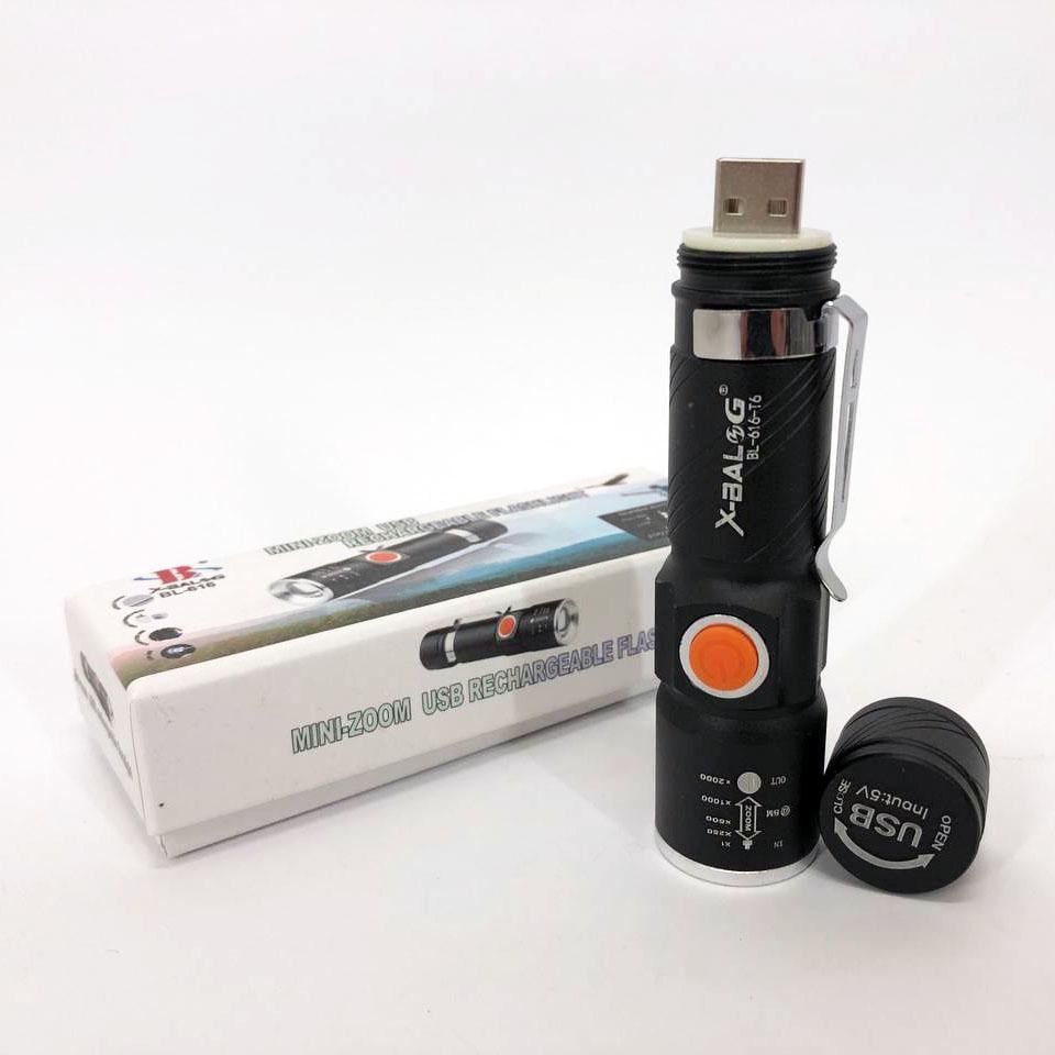 ᐉ Фонарь ручной X-balog BL-616-T6 аккумуляторный (ws42661) • Купить в ...