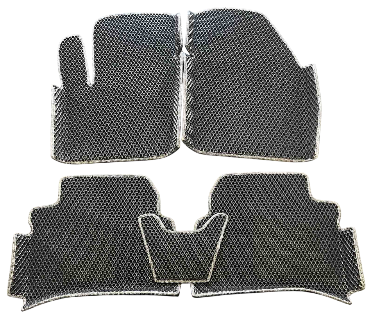 Коврики EVA с бортиками в салон для Ford C-Max 2010/ Форд Ц-макс гг. Черный (1984983589)