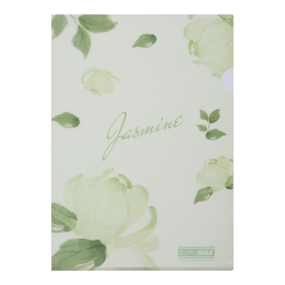 Папка-уголок Buromax Jasmine Arabeski A4 полипропилен Мятный (BM.3854-38)