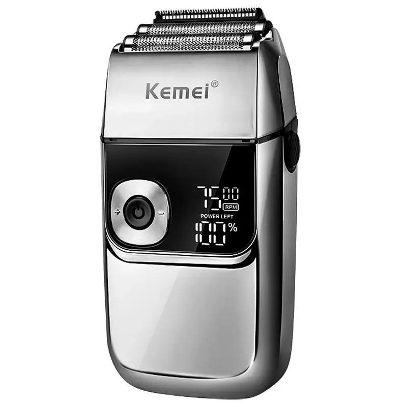 Електробритва акумуляторна Kemei KM-2028 Silver (784779938)