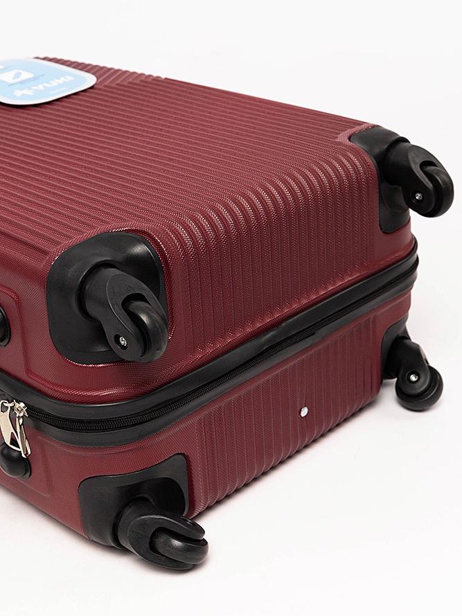 Валіза жіноча L Бордовий (ЦБ-00197815) - фото 8 Валіза жіноча L Бордовий (ЦБ-00197815) - фото 8