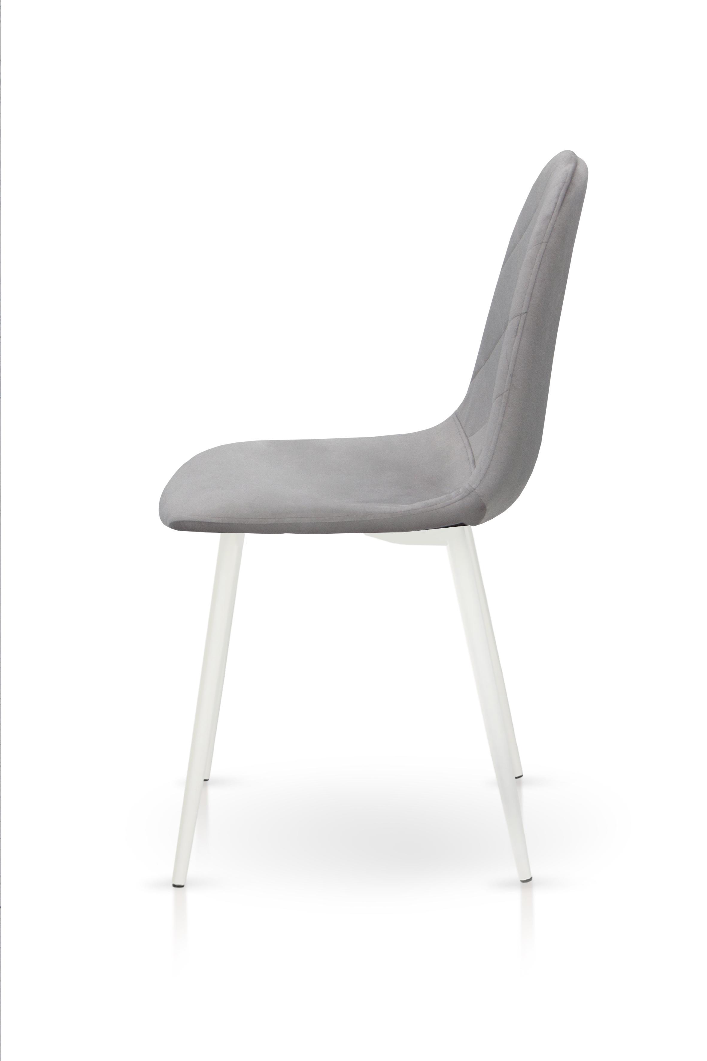 Стул для кухни и гостиной ГРЕЙС Эмбер-L 430х860х490 мм Белый/Светло-серый (GAА0052502) - фото 3 Стул для кухни и гостиной ГРЕЙС Эмбер-L 430х860х490 мм Белый/Светло-серый (GAА0052502) - фото 3