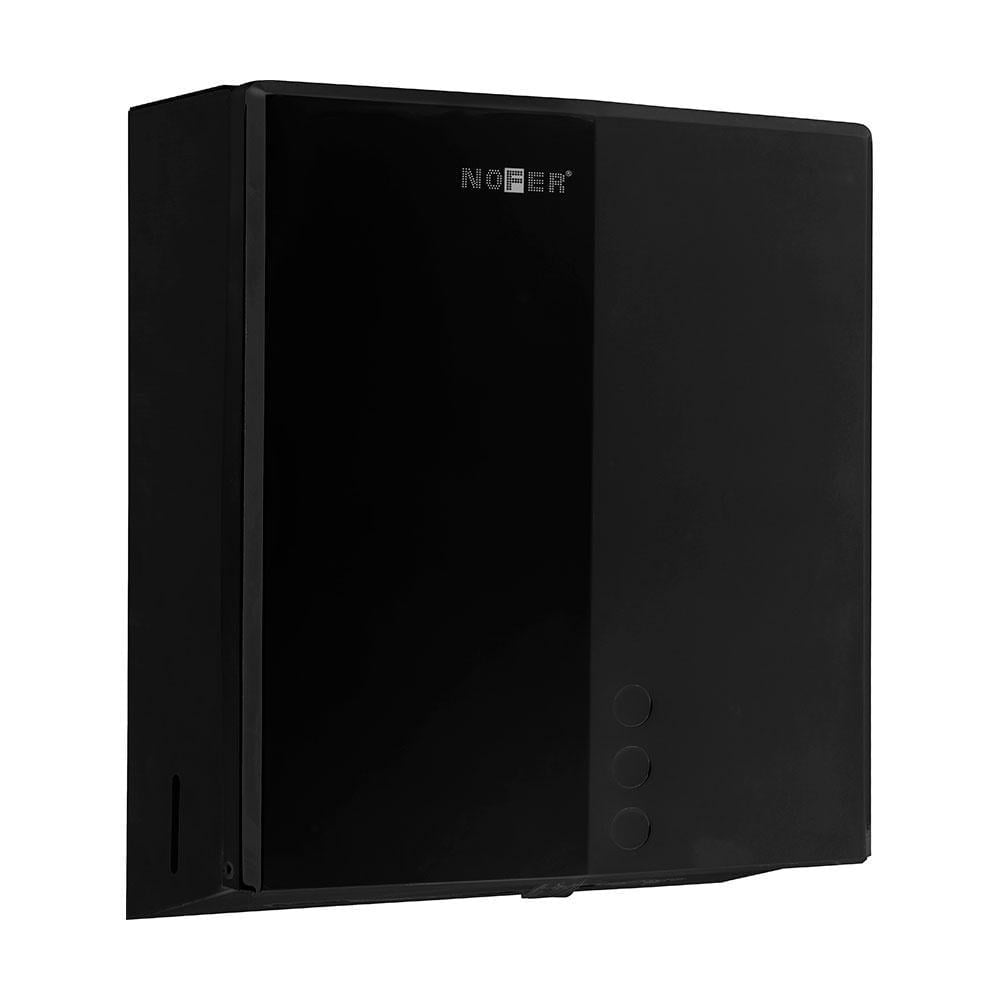 Диспенсер для полотенец Nofer нержавеющая сталь Черный (LM-04046.N)