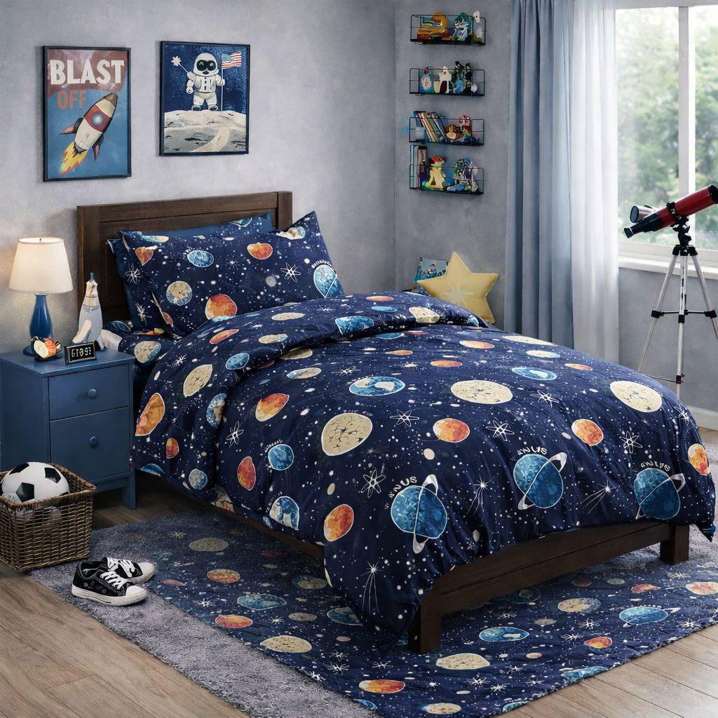 Комплект постельного белья детский PaniPava Cosmic Dream бязь 110х140 см (82171206)