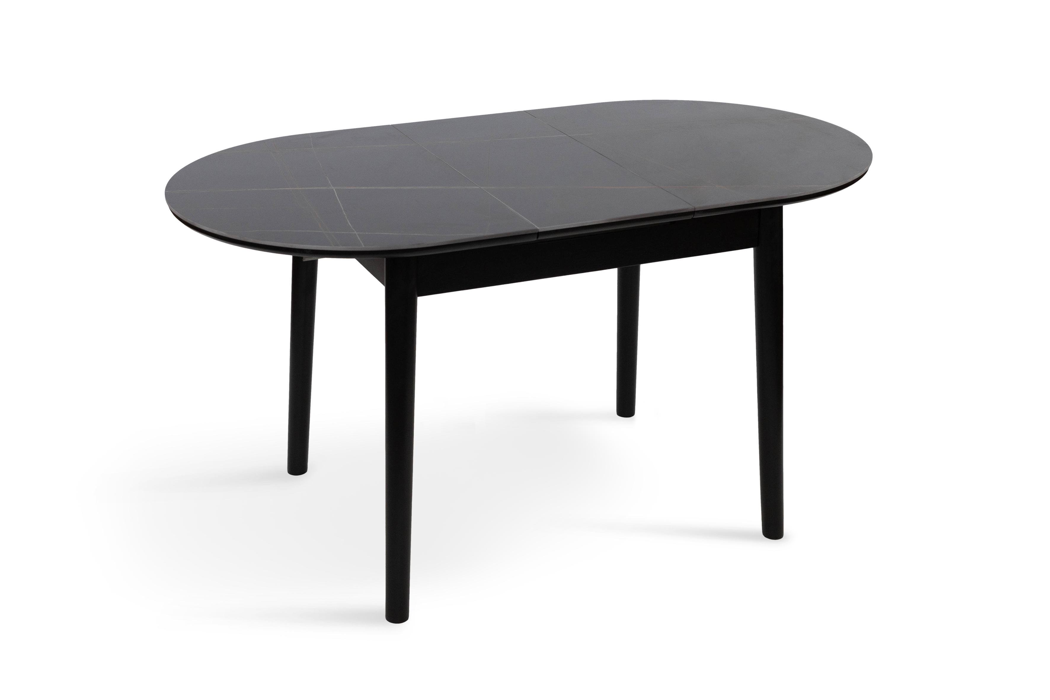 Обеденный стол Грейс Титан 1100/1400х750х760 мм Черный (GAА0055975) - фото 2 Обеденный стол Грейс Титан 1100/1400х750х760 мм Черный (GAА0055975) - фото 2