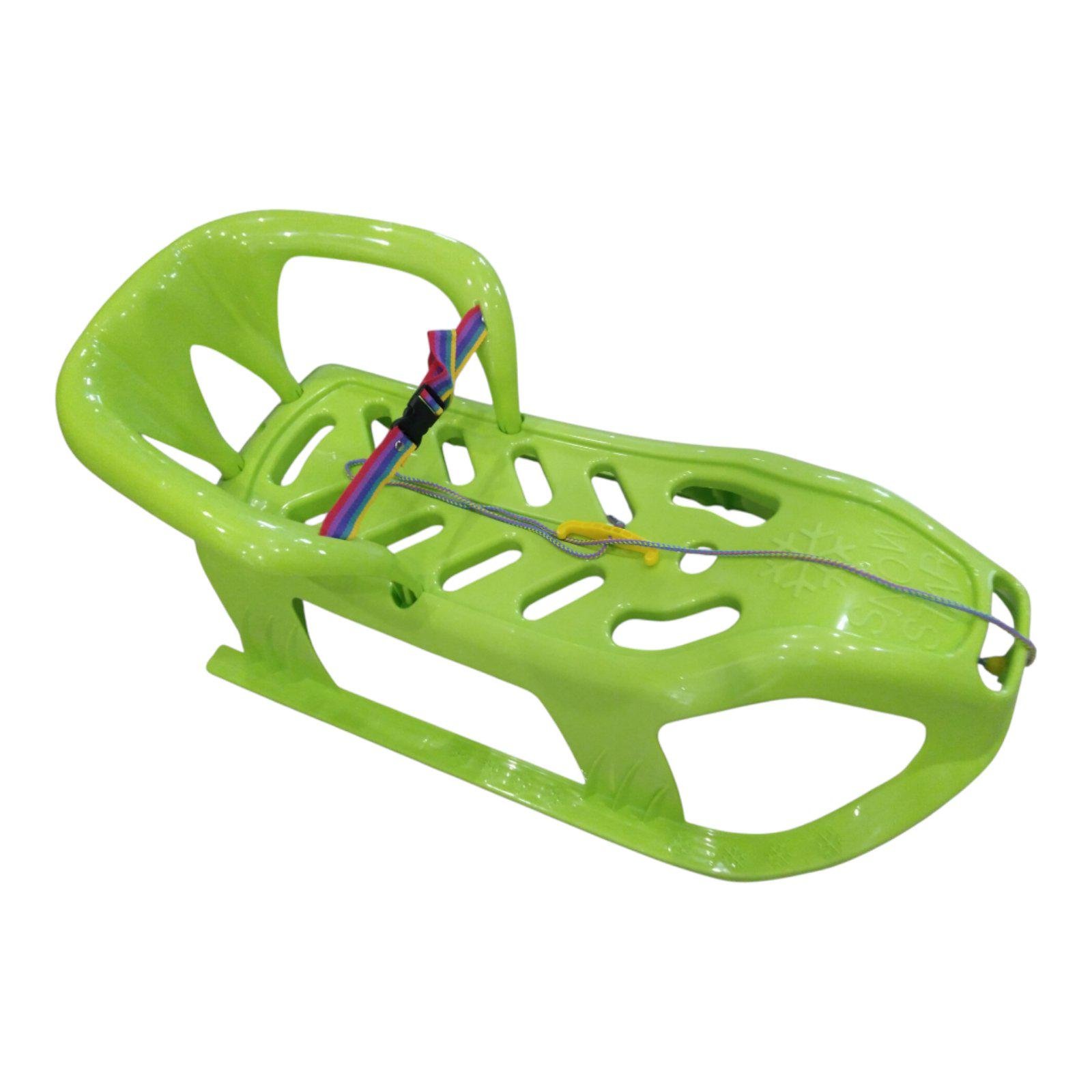 Санки-дитячі зі спинкою Marmat Snow Star Зелений (11120) - фото 7