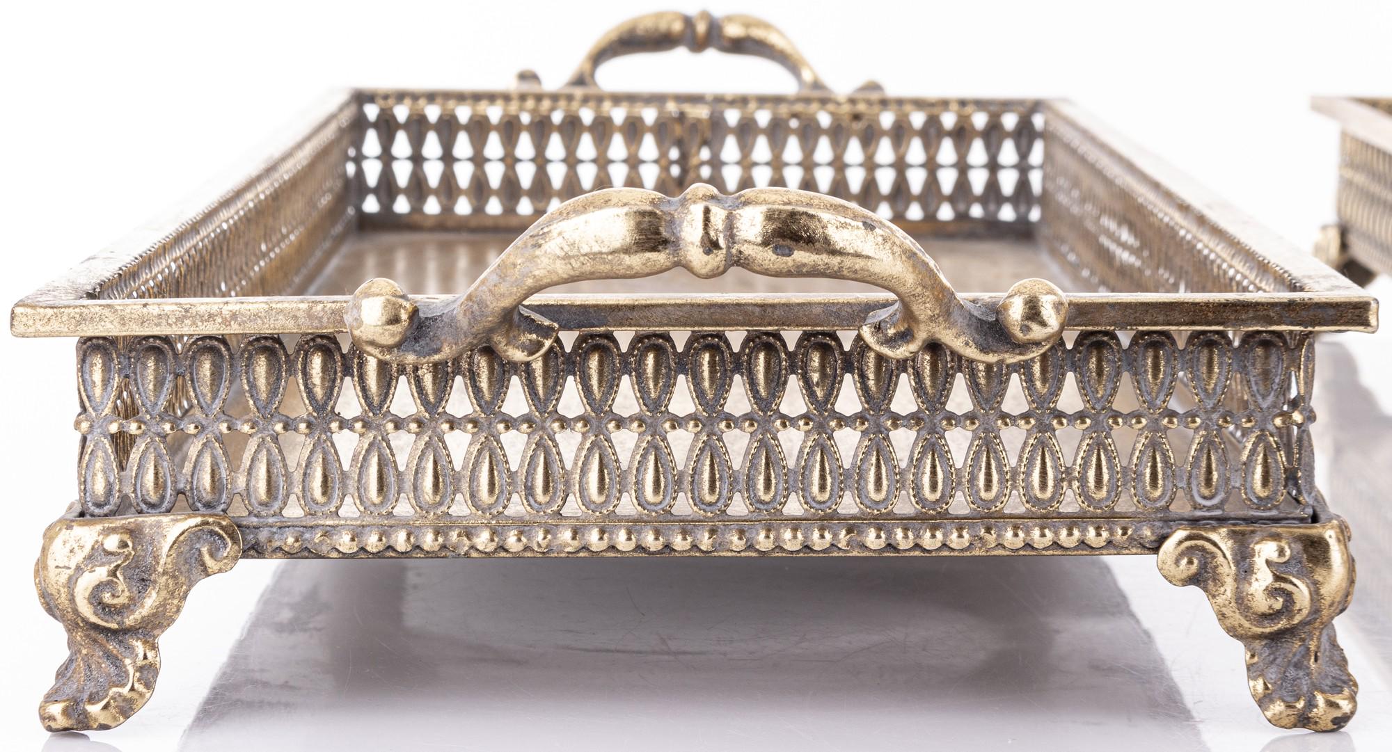 Набір таць декоративних 2 шт. 11x60x20/11x65x25 см (166609) - фото 5