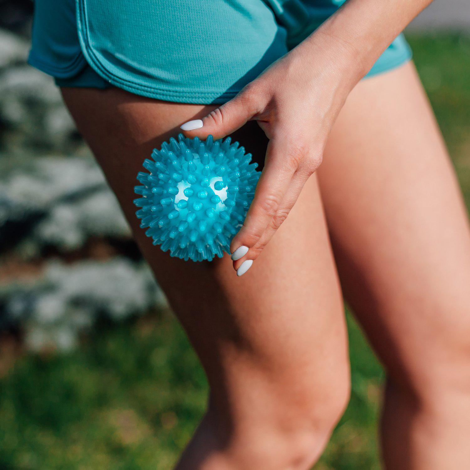 Масажний м'яч Gymtek 60 мм Блакитний (30496563) - фото 3 Масажний м'яч Gymtek 60 мм Блакитний (30496563) - фото 3