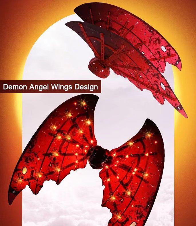 Крылья ангела с музыкой и светом Красный (MAGIC850) - фото 4 Крылья ангела с музыкой и светом Красный (MAGIC850) - фото 4