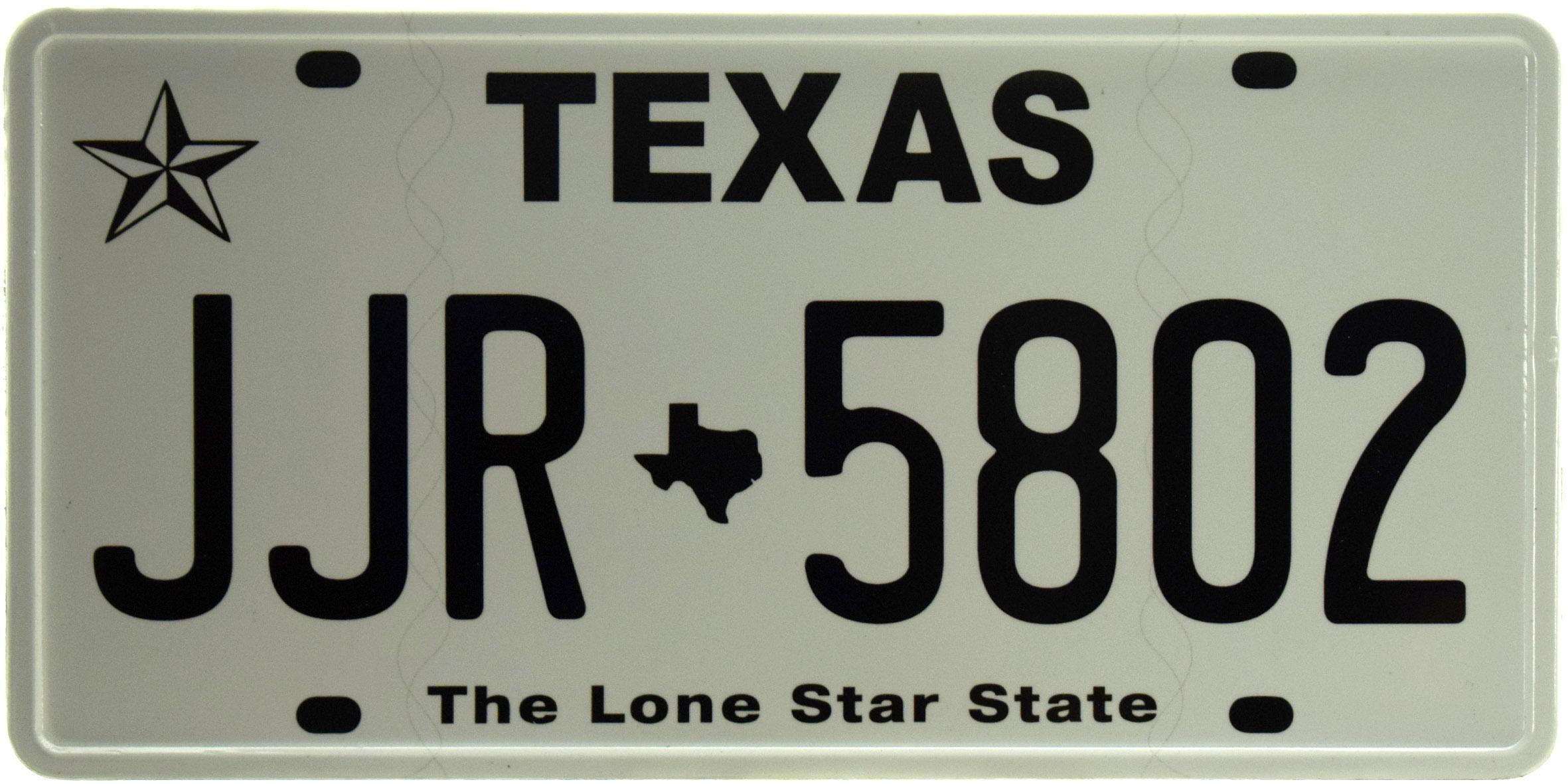 Табличка металлическая "Texas JJR 5802" 15x30 см (ms-103735)