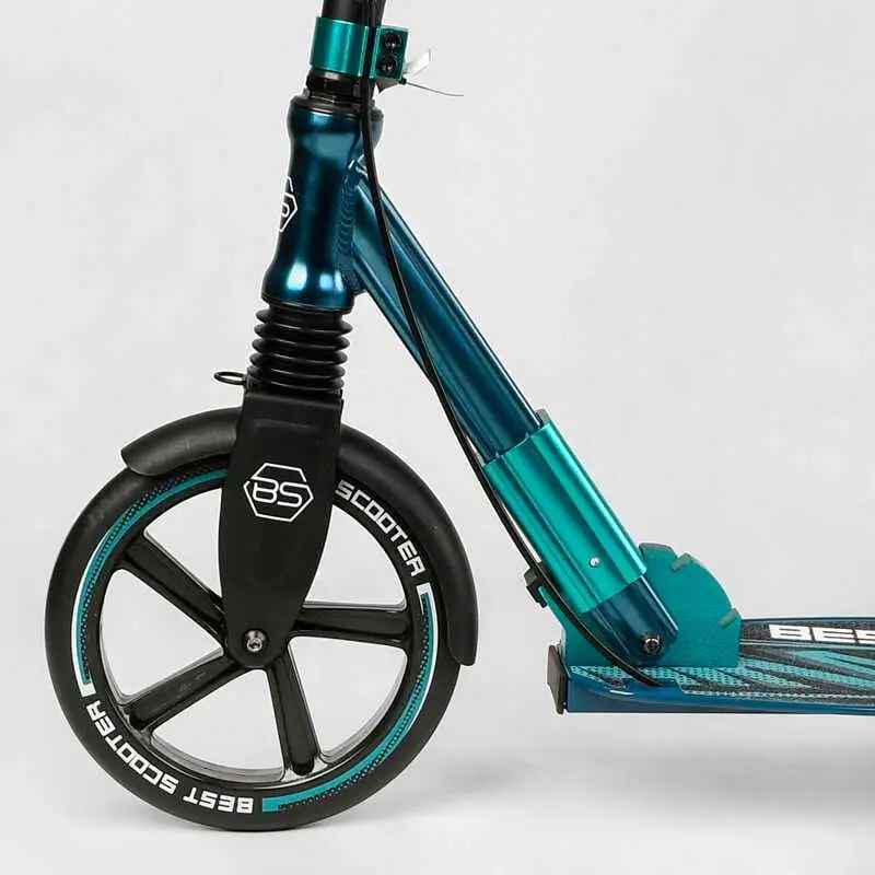 Самокат двухколесный Best Scooter 43685 колеса PU 230/200 мм до 100 кг - фото 7