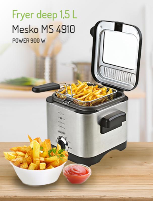 Фритюрниця Mesko MS 4910 електрична на 900 Вт 1,5 л - фото 8