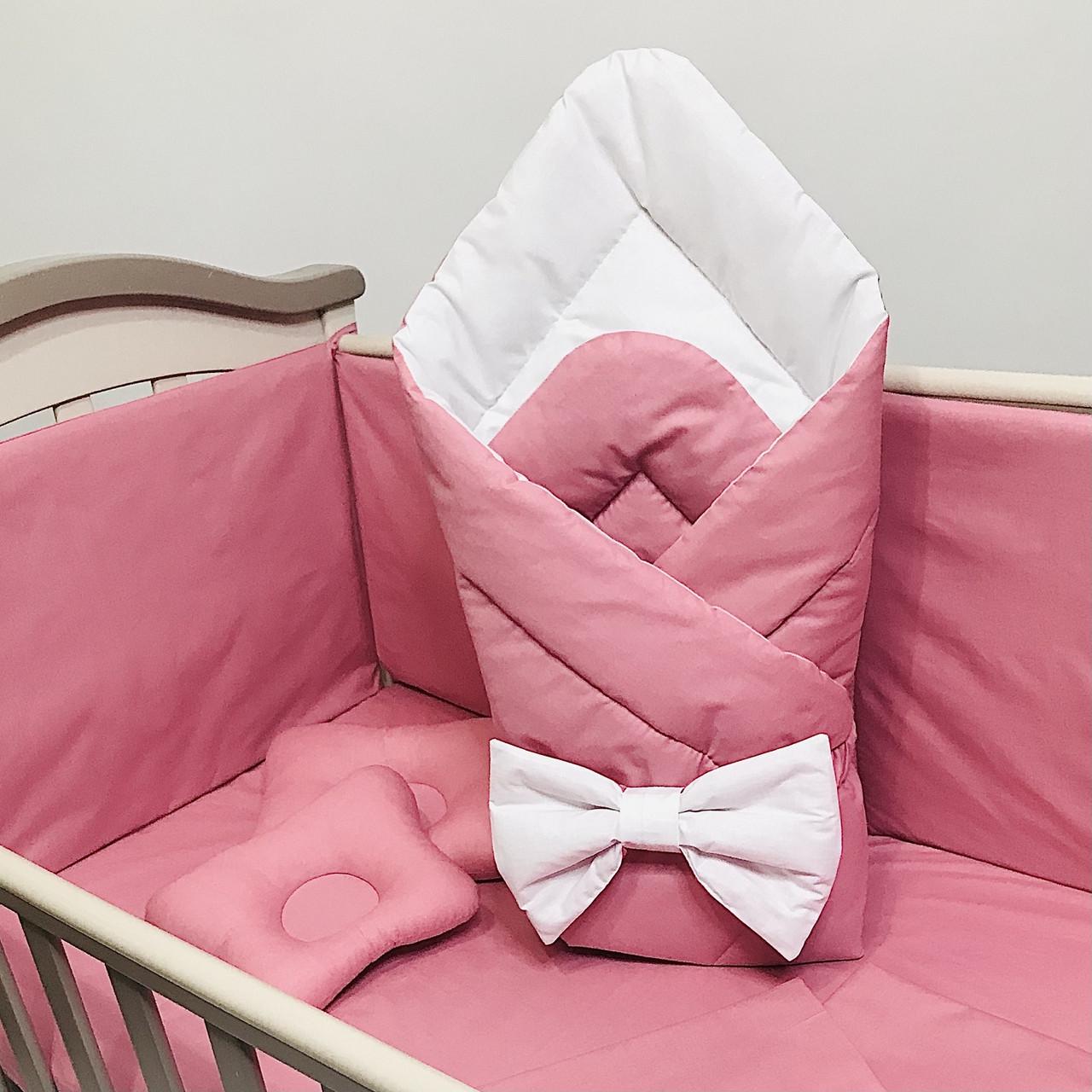 Бортики защита в детскую кровать Penetka бязь 120x40/60x40 см Розовый (6500.120.40.95) - фото 9 Бортики защита в детскую кровать Penetka бязь 120x40/60x40 см Розовый (6500.120.40.95) - фото 9