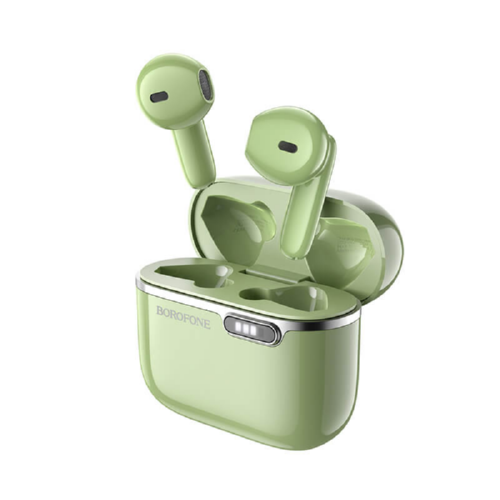 Наушники Bluetooth BOROFONE built-in microphone BT5.1 BW12 green