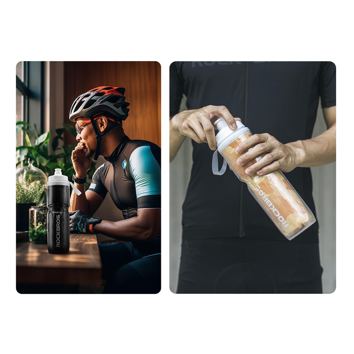 Велофляга термо ROCKBROS CIWB70 з пилозахисним ковпачком Фіолетовий (RB-CIWB70-4768) - фото 5 Велофляга термо ROCKBROS CIWB70 з пилозахисним ковпачком Фіолетовий (RB-CIWB70-4768) - фото 5