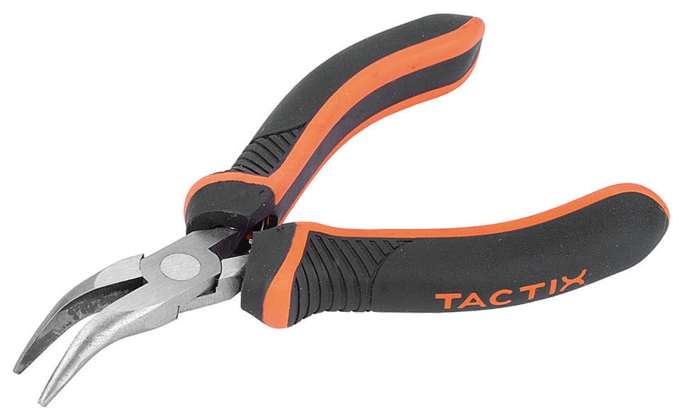 Плоскогубцы Tactix 200085 загнутые 120 мм Cr-Ni сталь (INSPLPLPZ120000BT0)