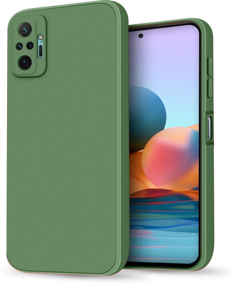 Силиконовый чехол HardCorner Xiaomi Redmi Note 10 Pro (с микрофиброй) Khaki (34856-17)