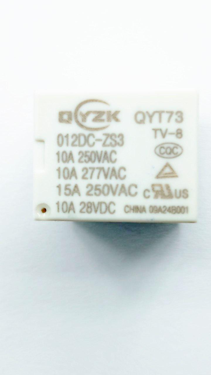 Реле QYT73-012DC-ZS3 12VDC 10A 1C coil (34790)