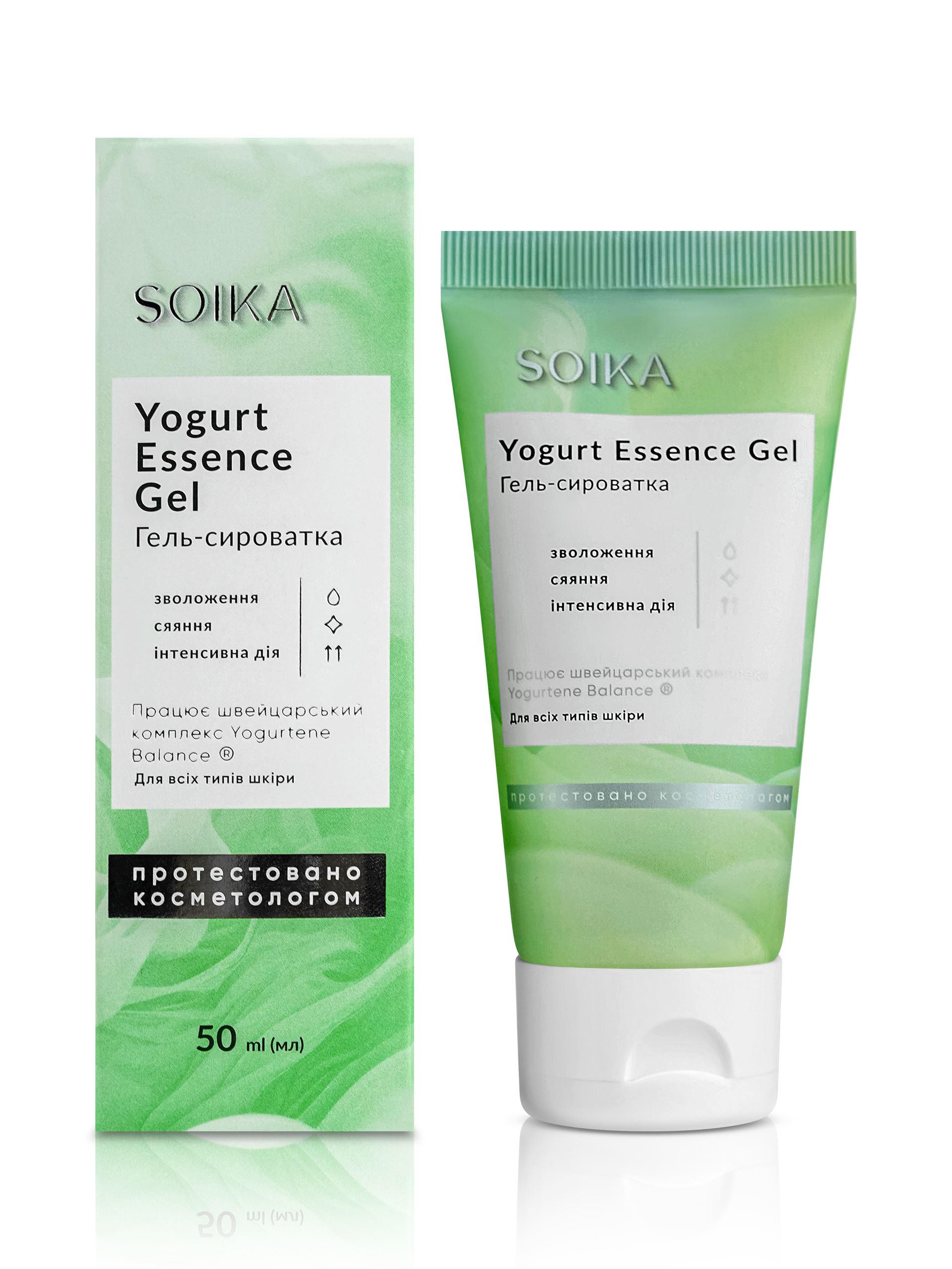 Гель-сироватка для обличчя Soika Yogurt Essence Gel 50 мл